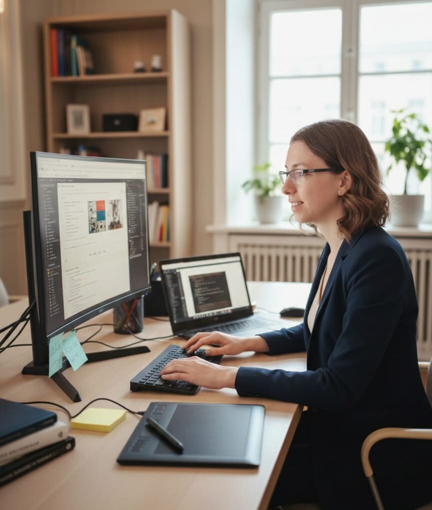 Lucile Bourdet agence de création de site web pour les artisans, indépendants et entreprises de saône et loire 71