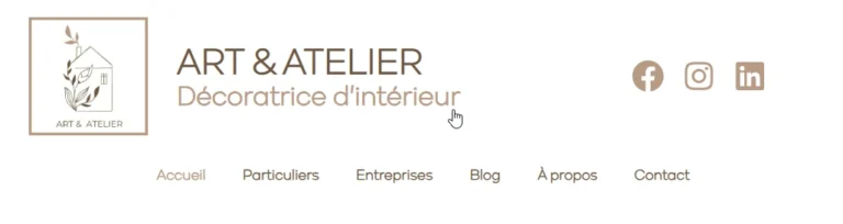 Comment créer un header pour un site d'architecte d'intérieur