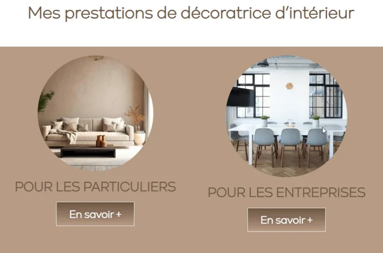 Comment présenter ses prestations dans un site d'architecte d'intérieur
